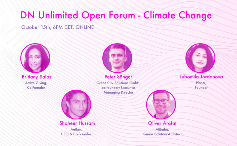Climate Change & AI for GOOD | Online Open Forum Oct 15th